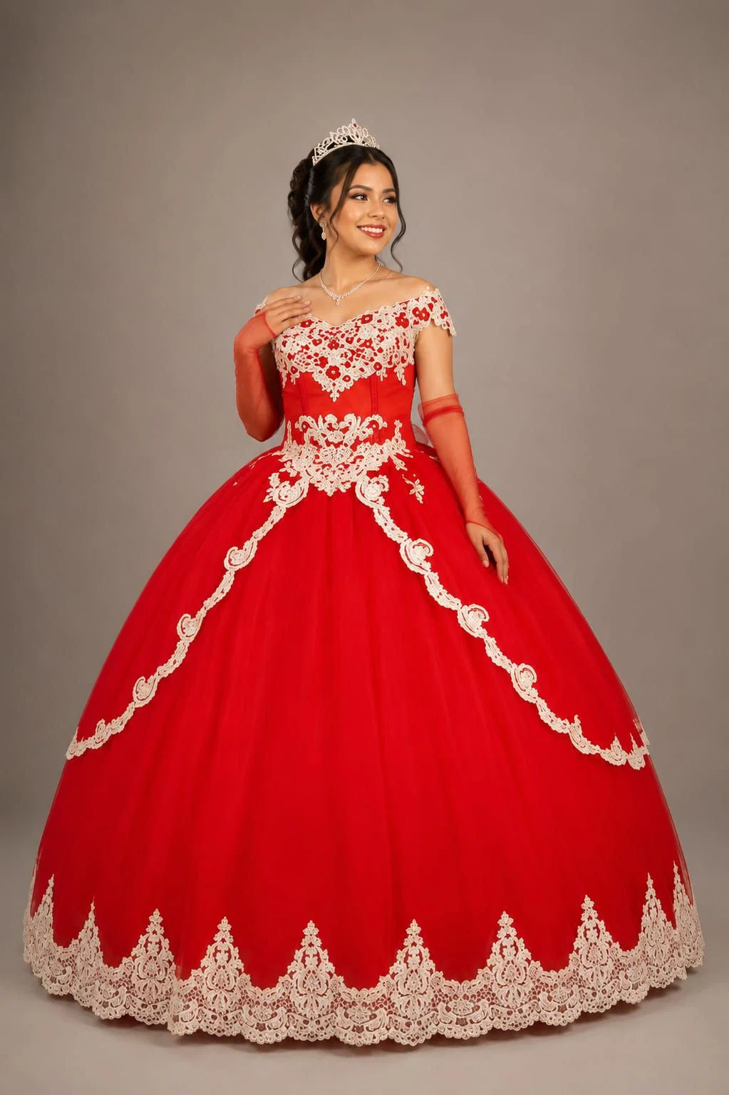Vestido Quinceaños Vino