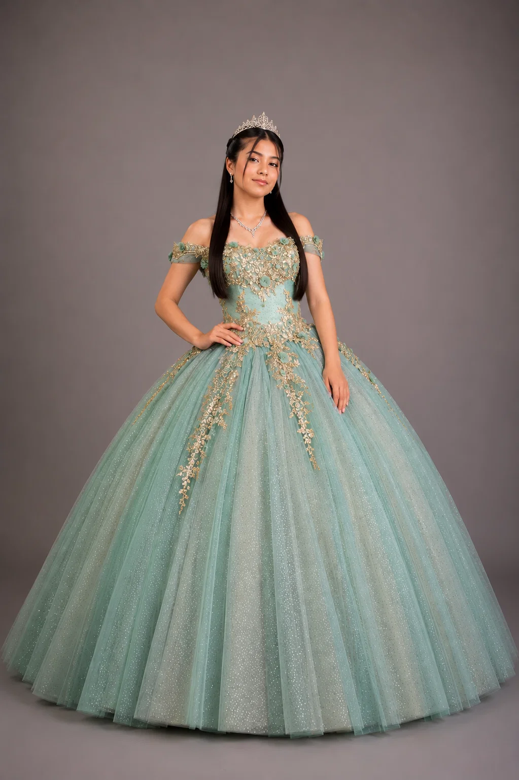 Vestido Quinceaños Vender Cemento - vista 2