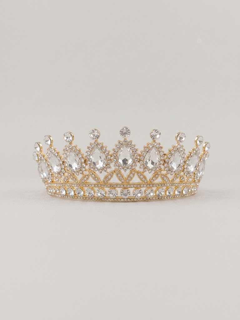 Corona Dorado con Plata